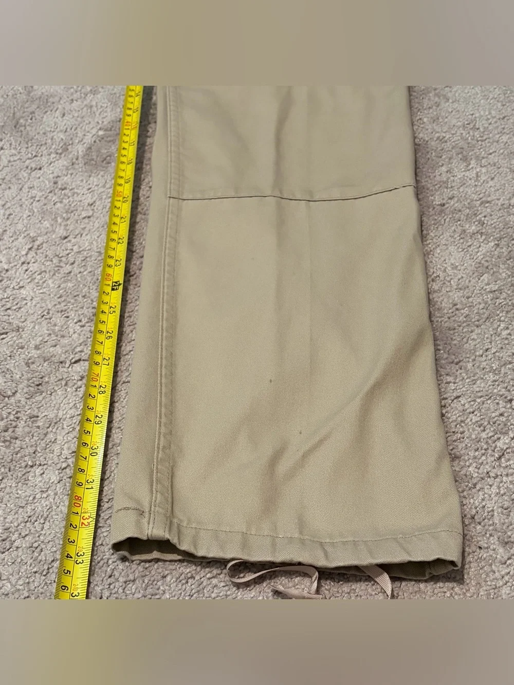 Propper Men's Khaki Cargo Combat Pants Tactical Utility Adjustable Size Large